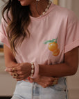 Tee-shirt Paradise rose