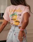 Tee-shirt Paradise rose