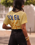 Tee-shirt Soleil jaune
