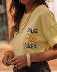 Tee-shirt Soleil jaune