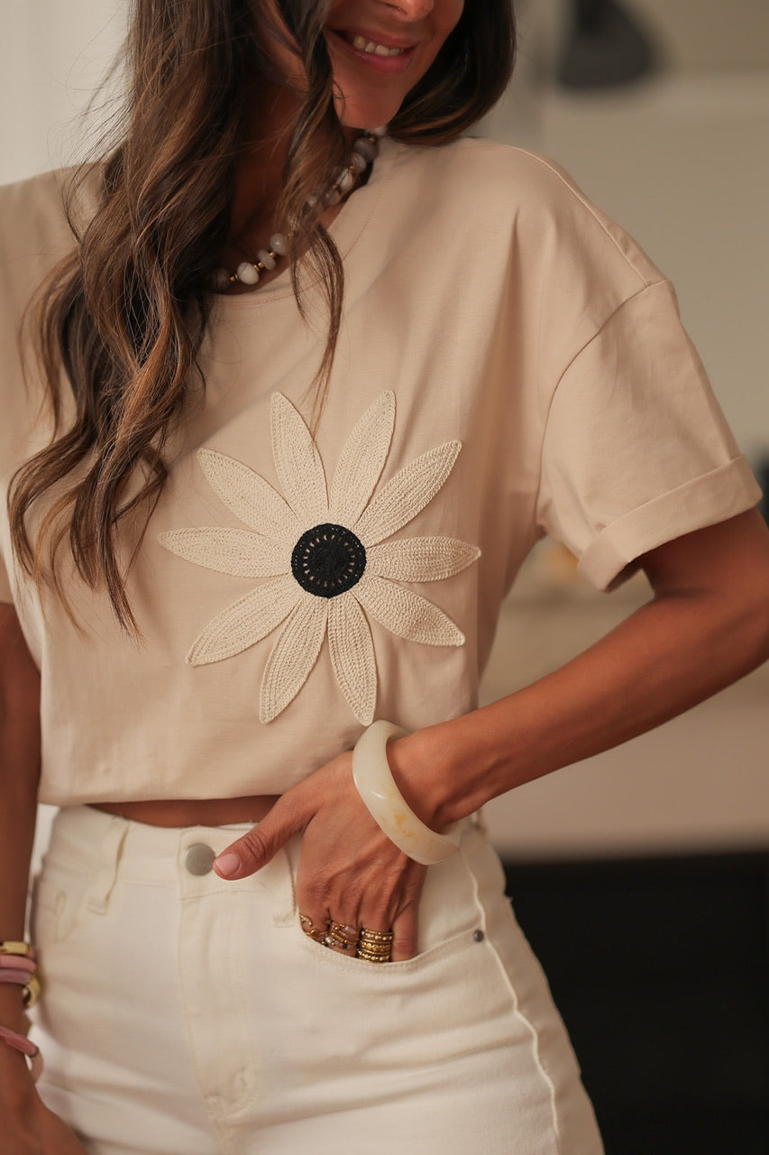 Tee-shirt Sully beige