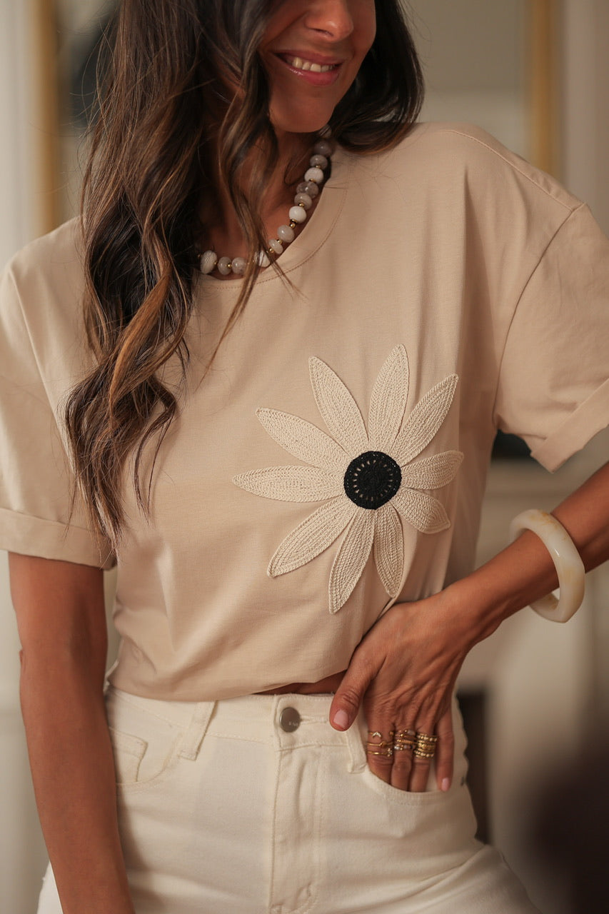 Tee-shirt Sully beige