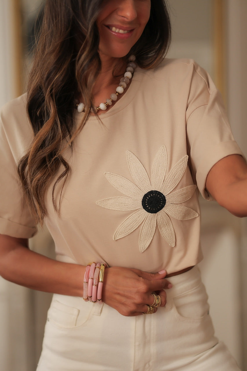 Tee-shirt Sully beige