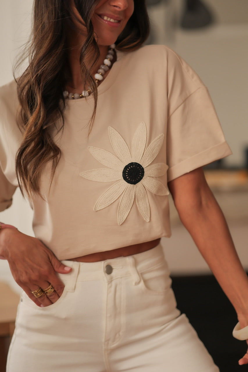 Tee-shirt Sully beige