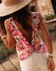 Top Divane à fleurs