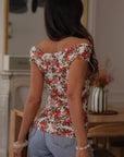 Top Liberty blanc