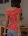 Top Liberty rouge