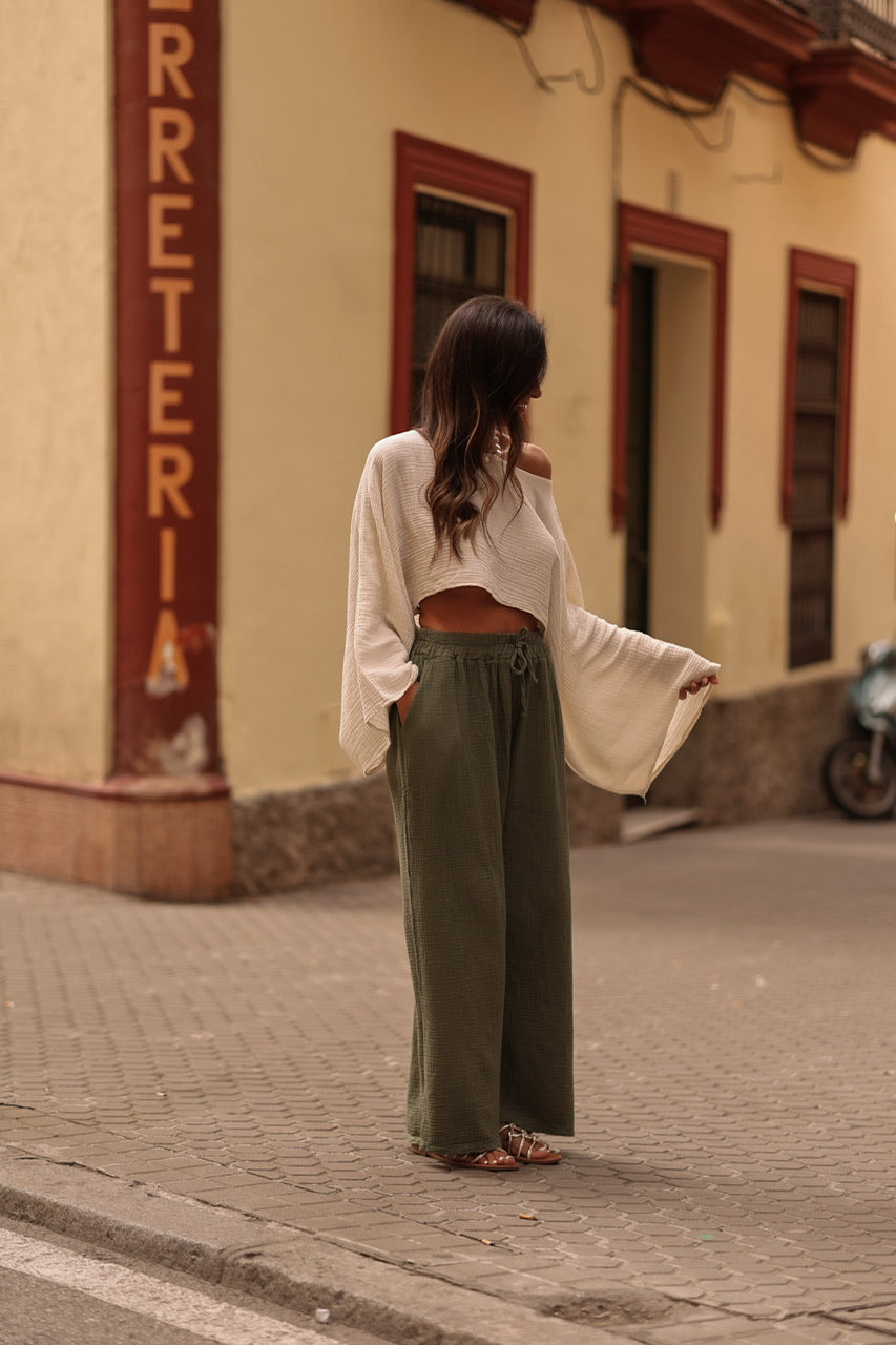 Pantalon Vega kaki