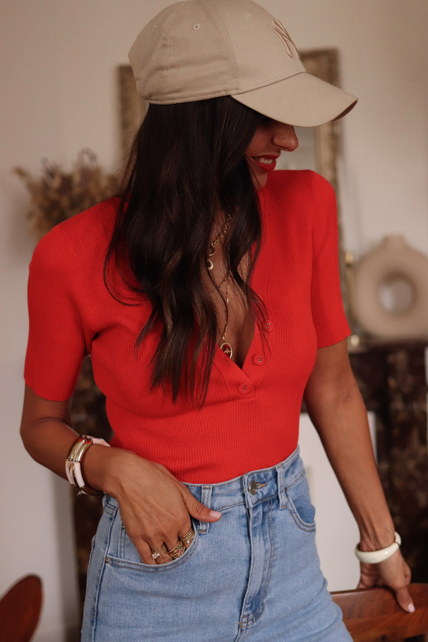 Top Andie rouge