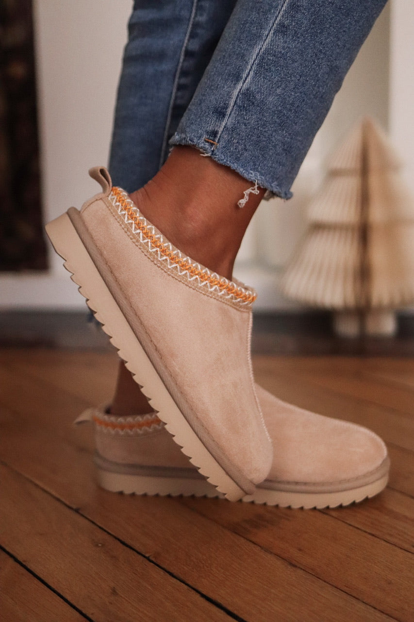 Chaussons Azel beige