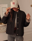Veste May matelassée noir