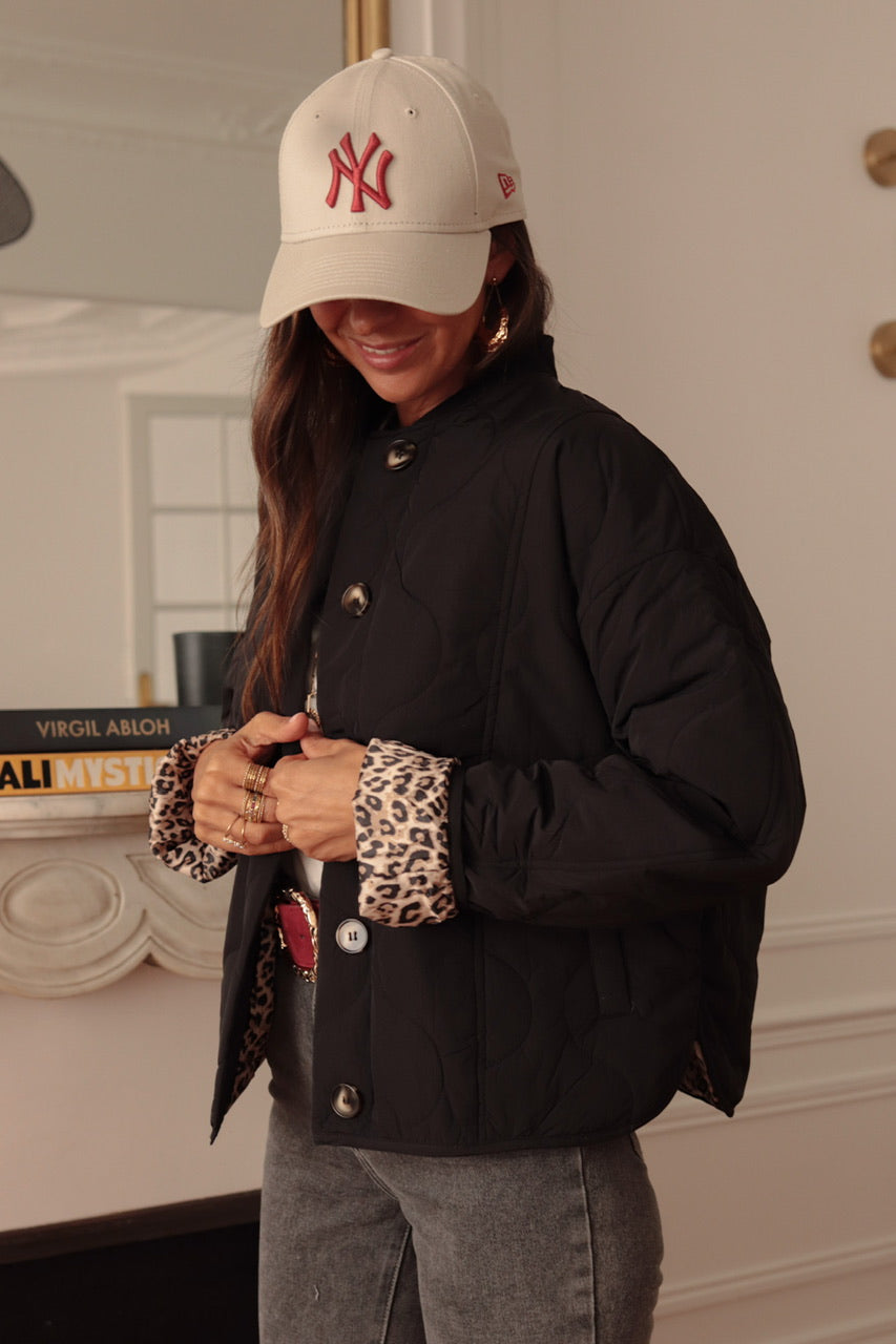 Veste May matelassée noir