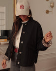 Veste May matelassée noir