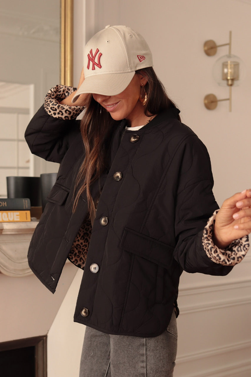 Veste May matelassée noir