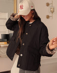 Veste May matelassée noir