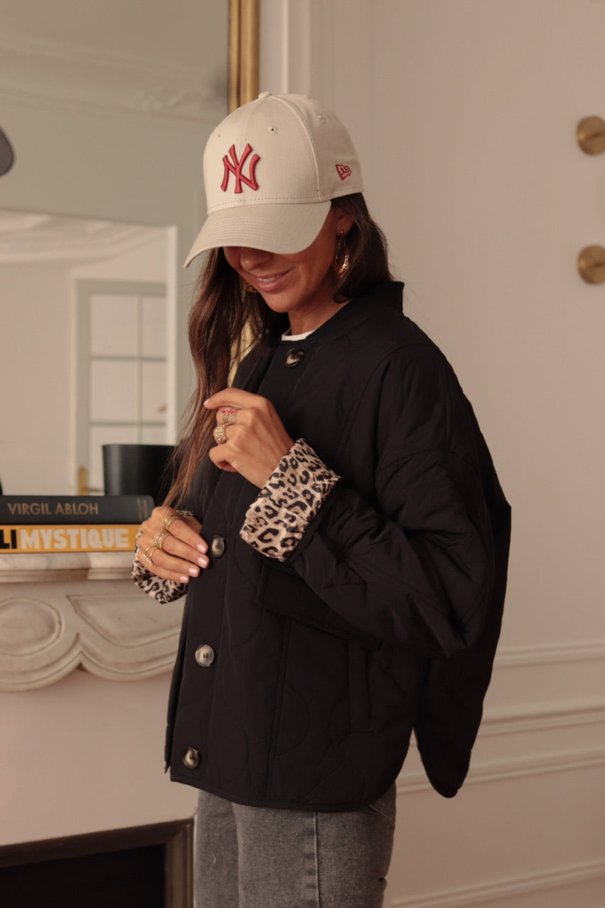 Veste May matelassée noir