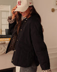 Veste May matelassée noir