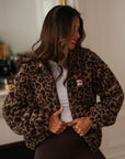 Veste polaire Johane léopard