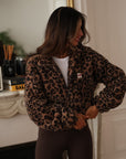 Veste polaire Johane léopard