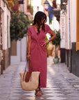 Robe Annabelle rose