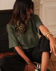 Tee-shirt Dina vert