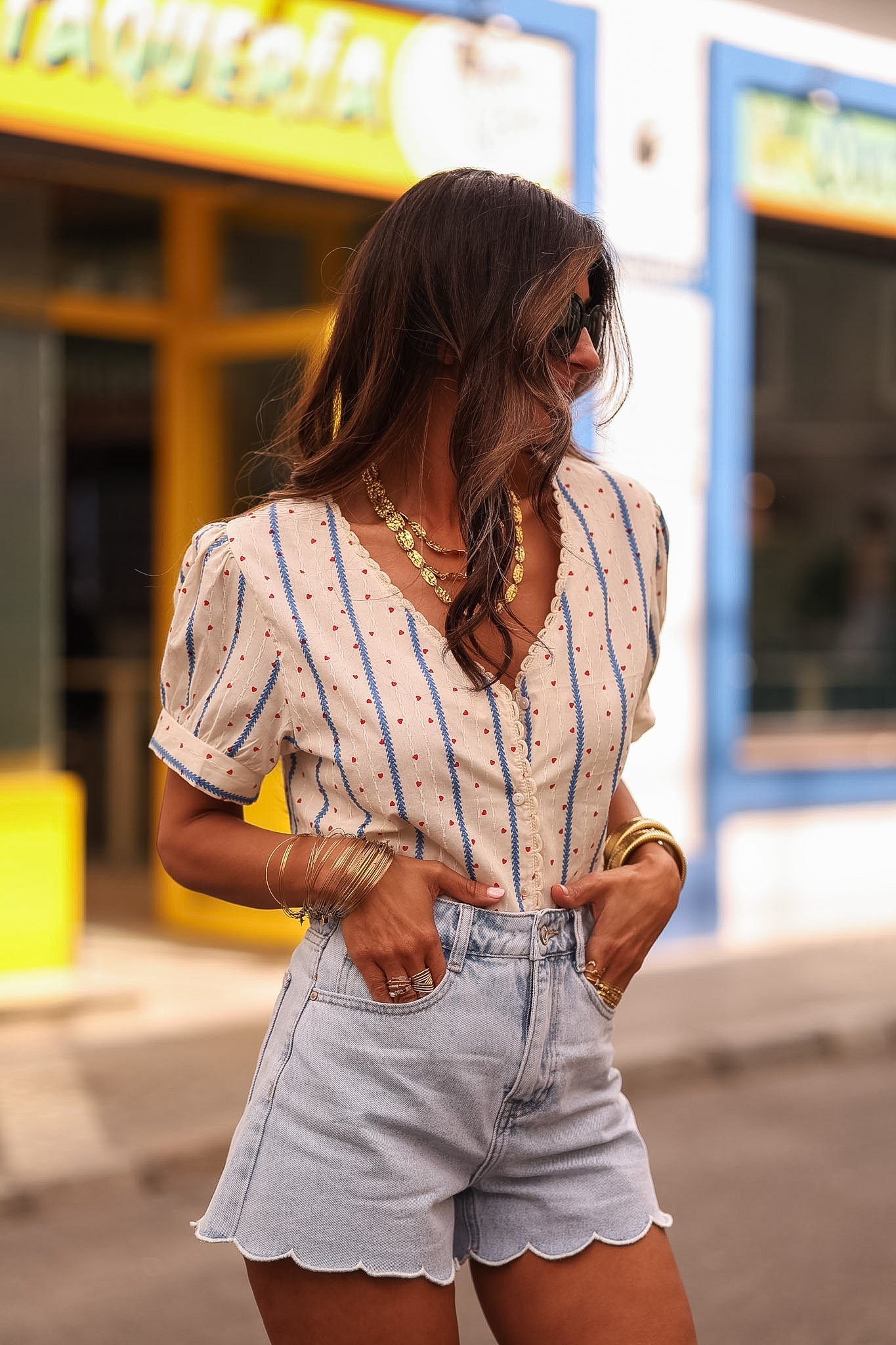 Blouse Enola coeur