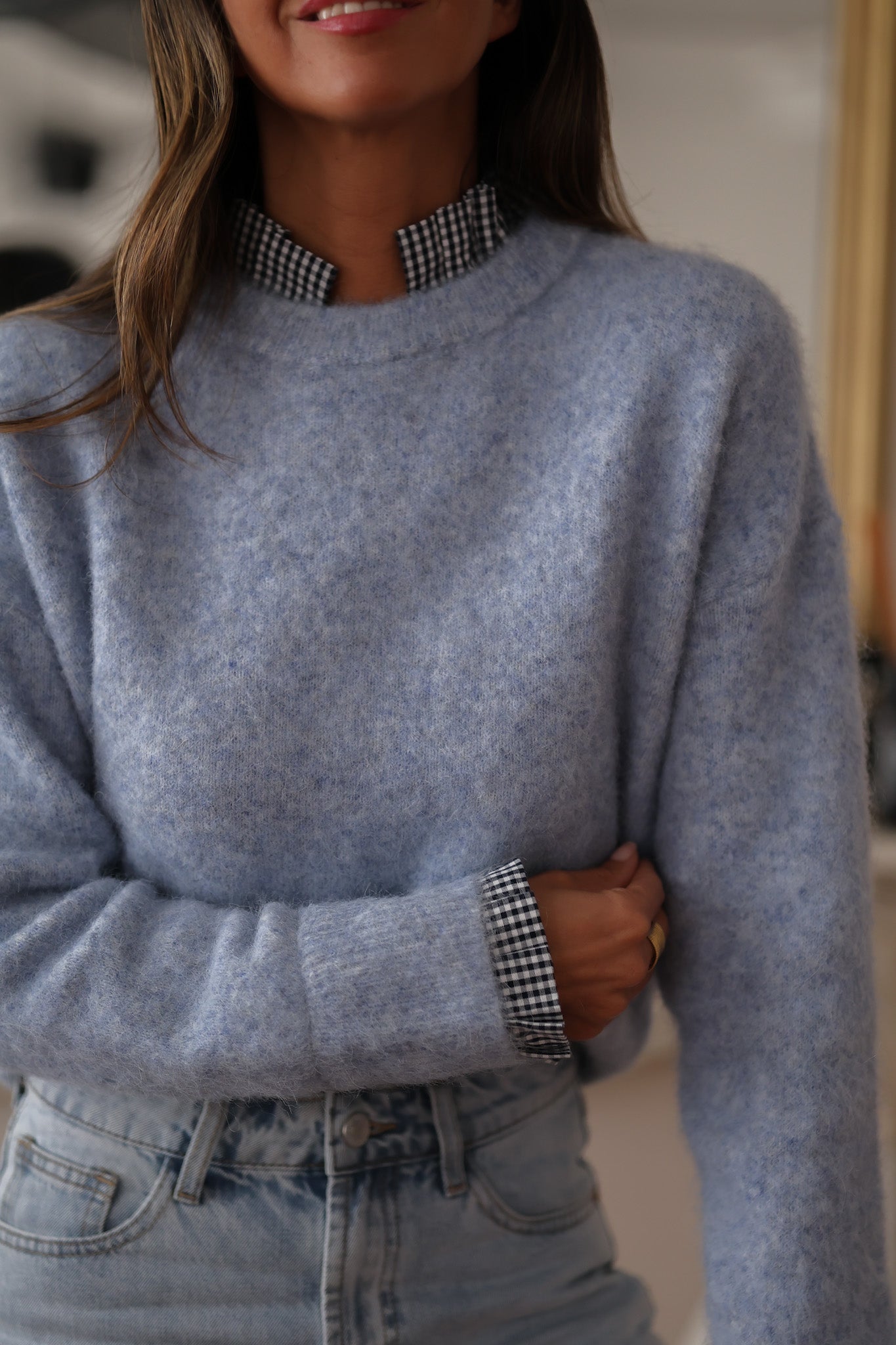 Pull Léonie bleu ciel