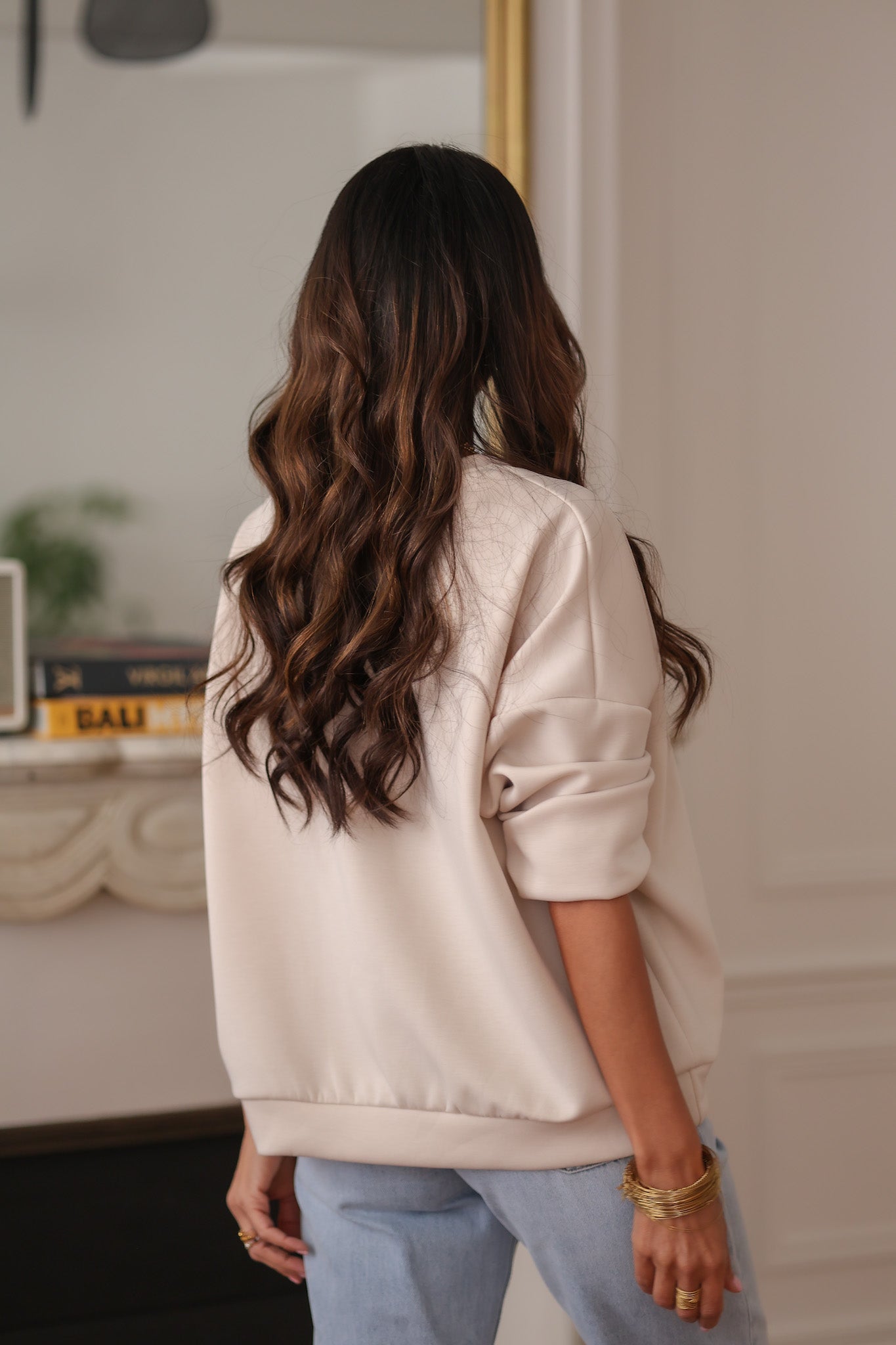 Sweat Dolce vita beige