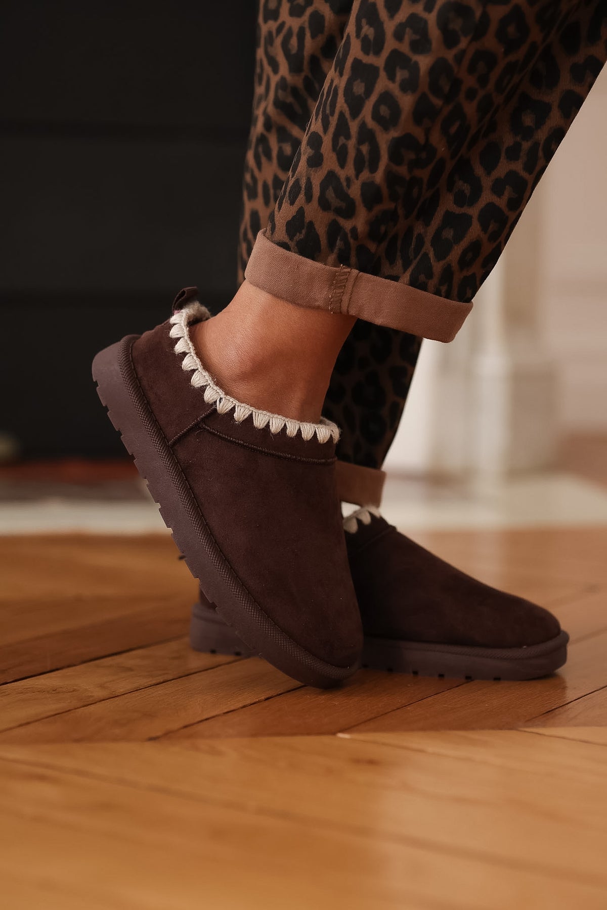 Chaussons Dune choco
