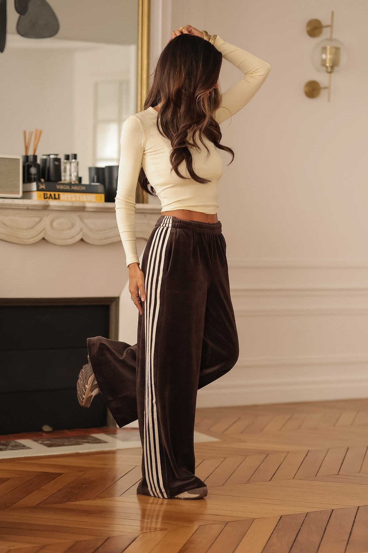 Jogging Joy velours marron