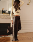 Jogging Joy velours marron