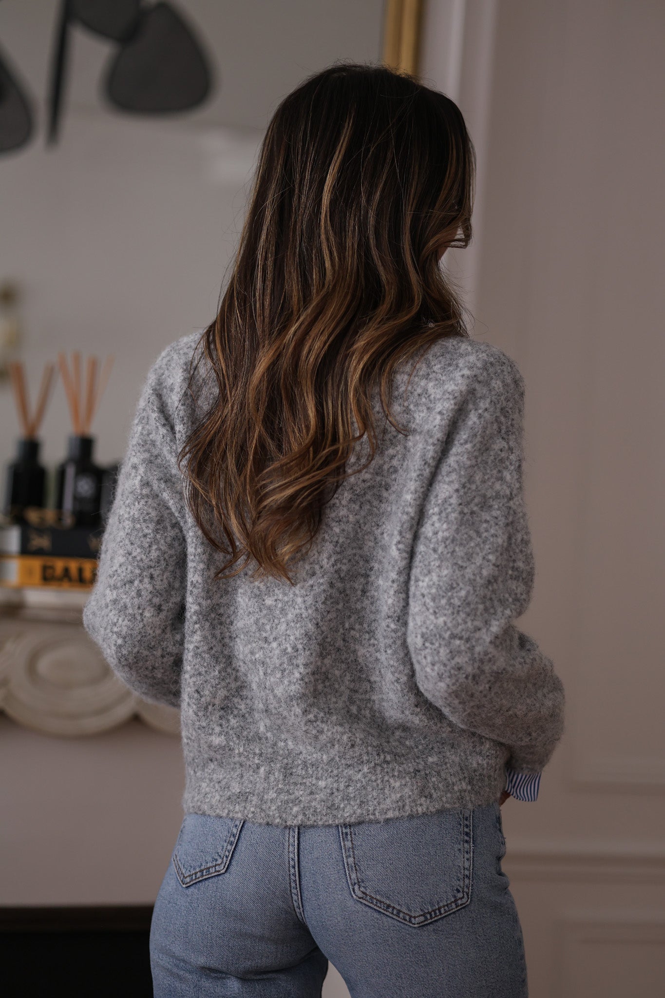 Pull Gaspard gris