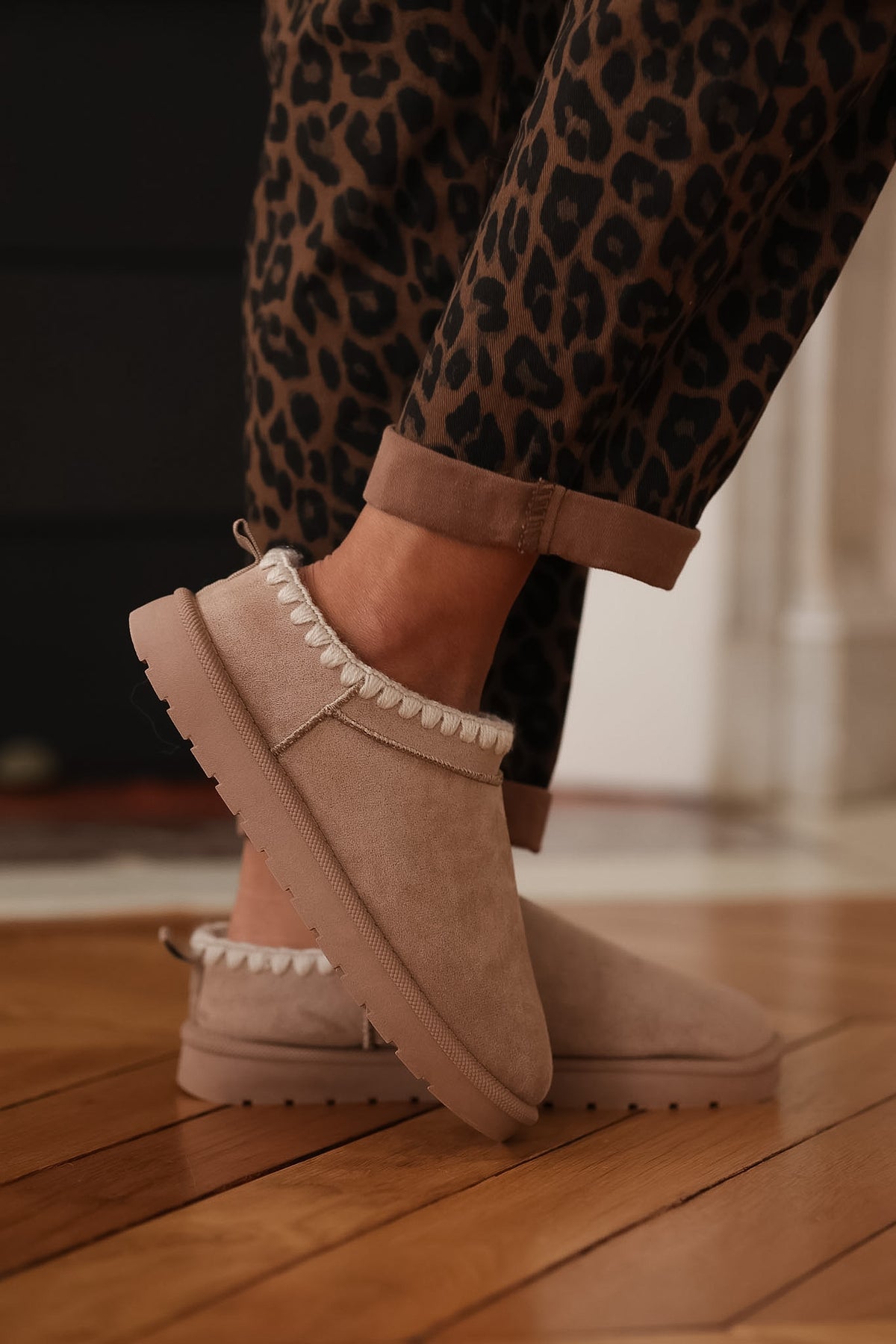 Chaussons Dune taupe