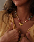 Collier ras de cou Amour avec pendentif cœur