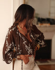 Blouse Anita choco