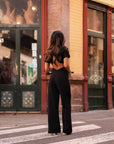 Combi-pantalon Ysé noire (PRÉCOMMANDE)
