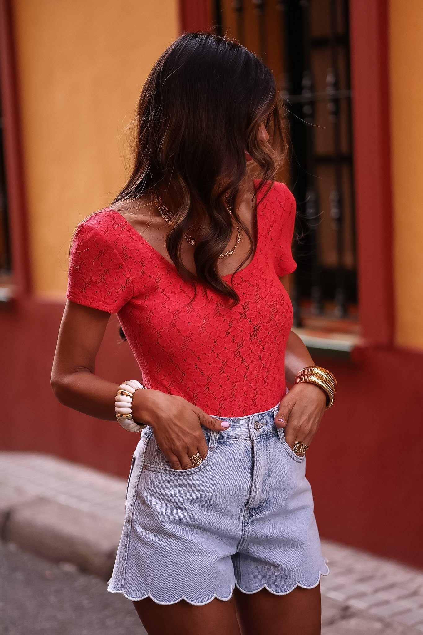 Body Victoria rouge