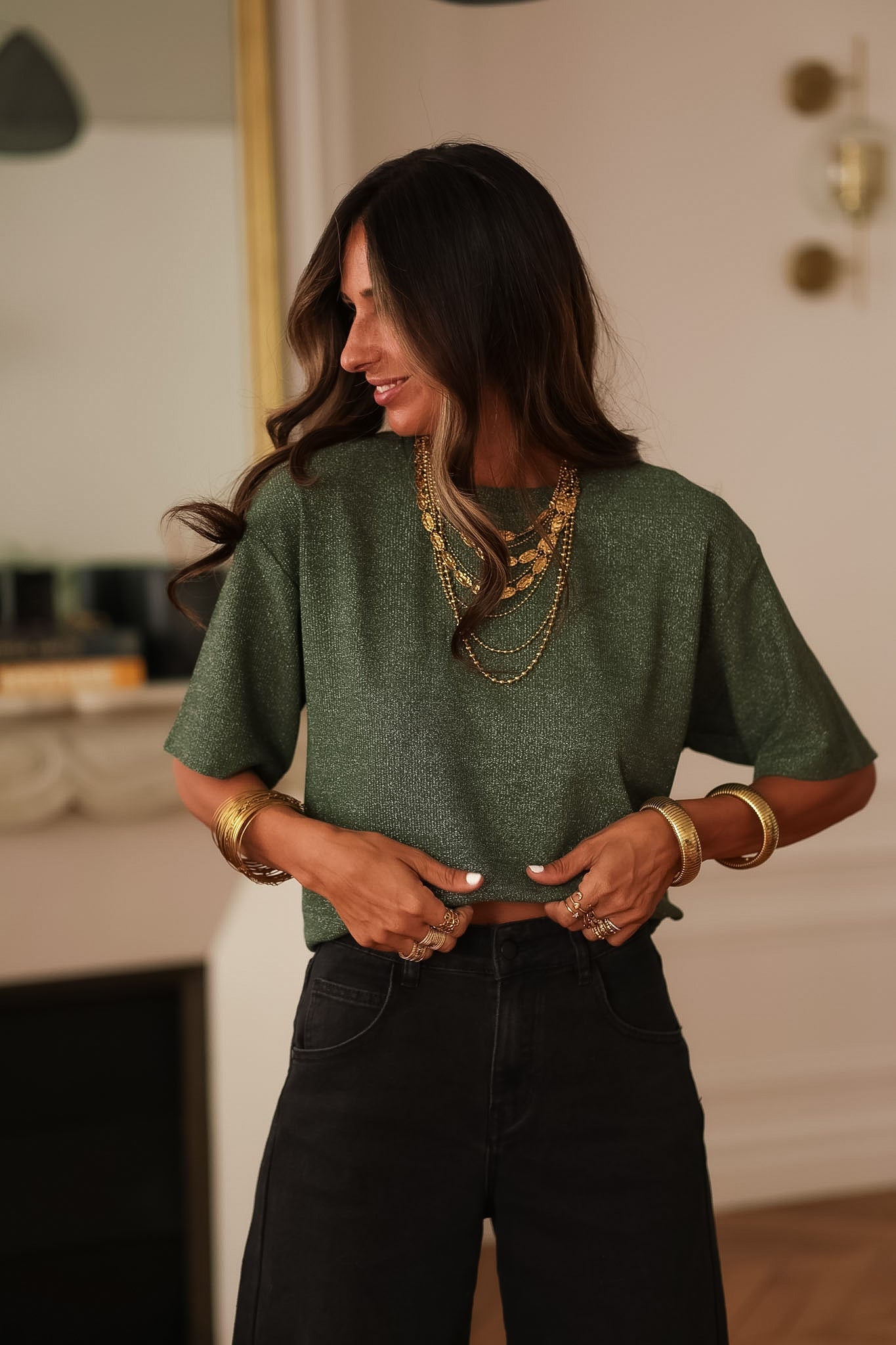 Tee-shirt Dina vert