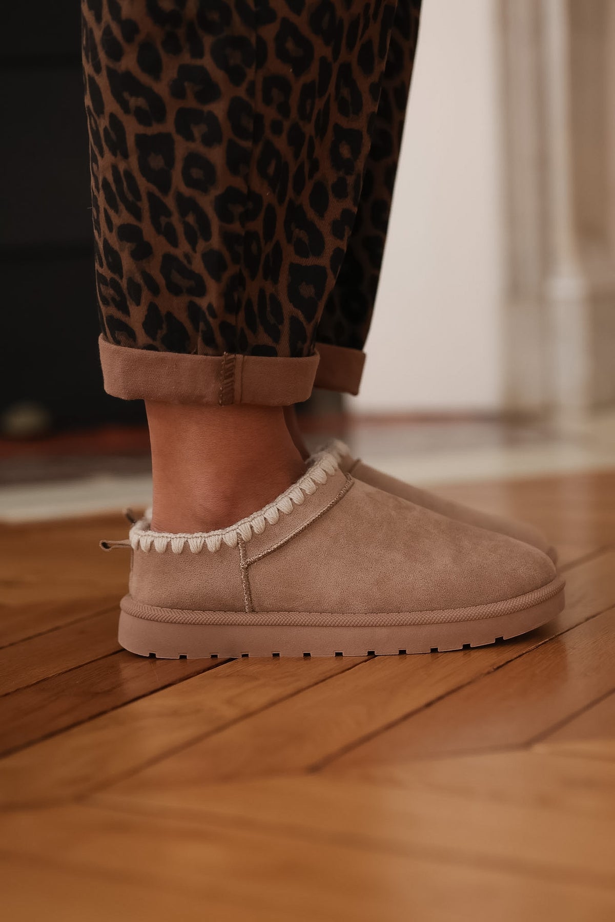 Chaussons Dune taupe