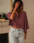 Tee-shirt Nell bordeaux