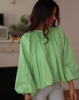 Blouse Oxana vert anis