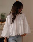 Blouse Oxana blanche