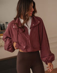 Veste Wily bordeaux