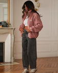 Veste polaire Gia rose