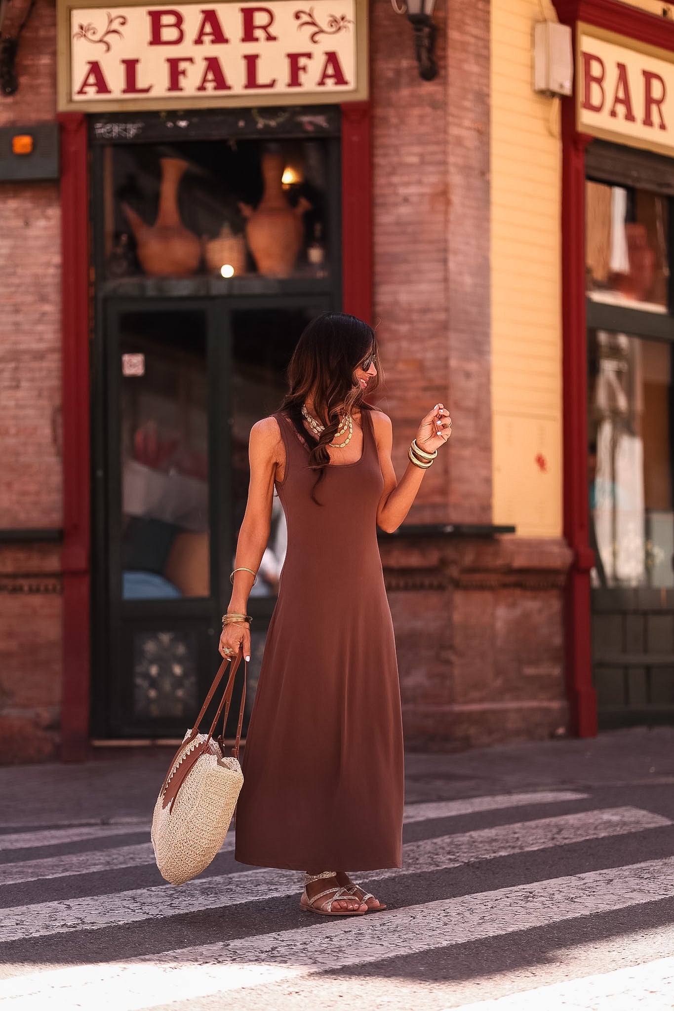 Robe Tessa choco
