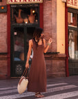 Robe Tessa choco