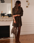 Robe Uma léopard