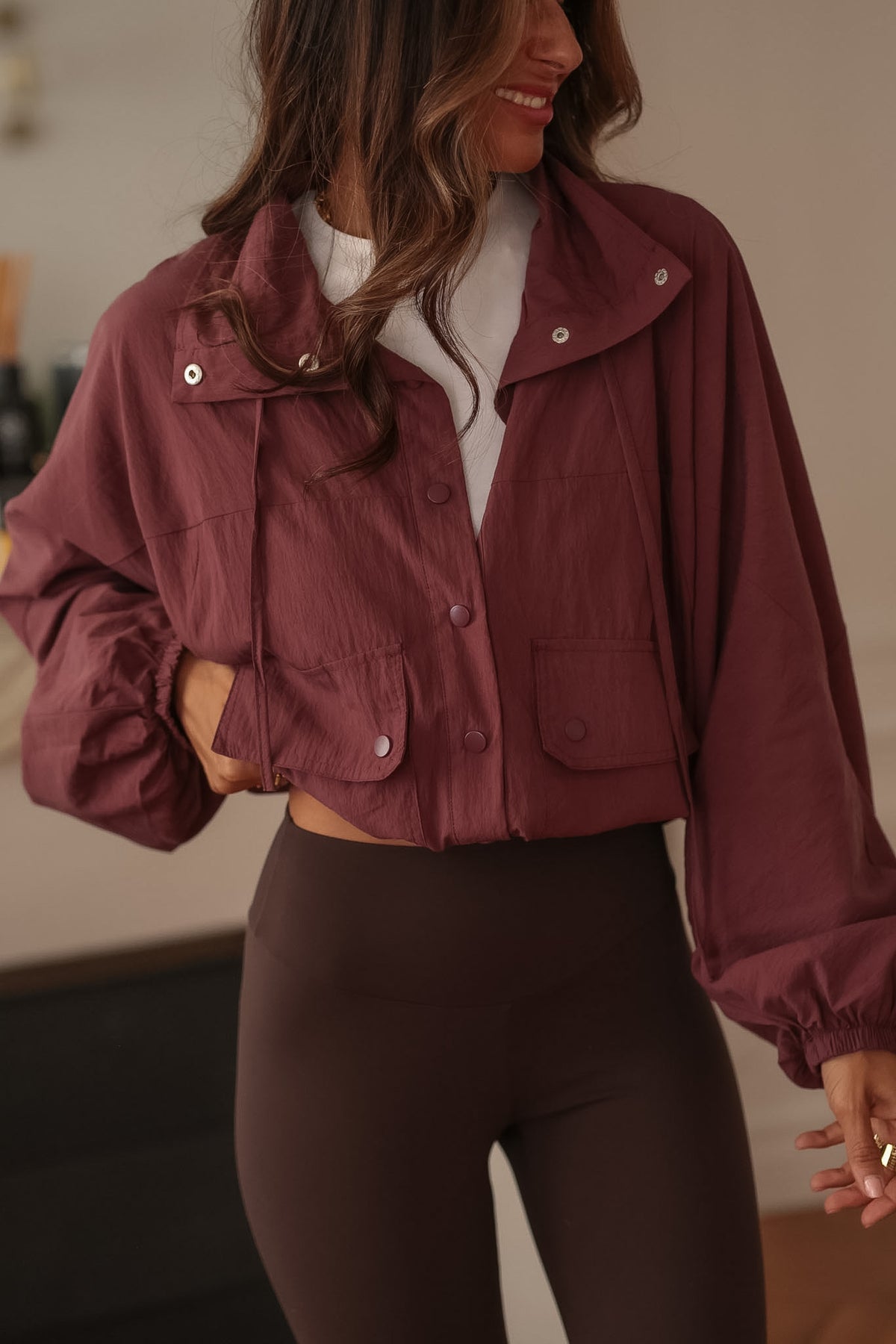Veste Wily bordeaux