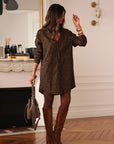 Robe Uma léopard