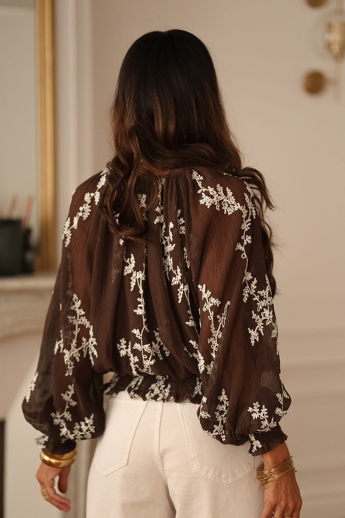 Blouse Anita choco